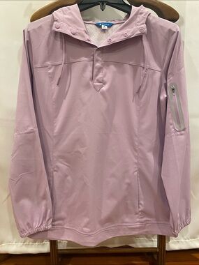 Nepallo Women’s Size (M) Lavender Pullover Windbreaker Hoodie